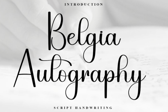 Belgia Autography: A Font for Warmth and Approachability