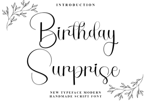 Birthday Surprise Font Review: A Playful Script for Campaigns