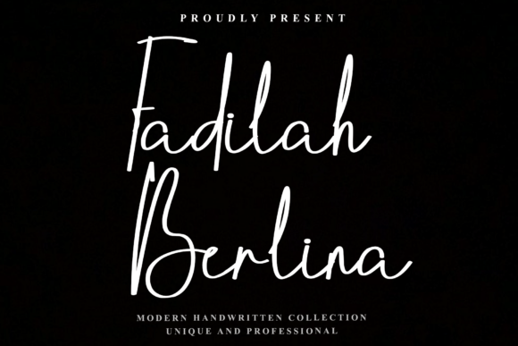 Fadilah Berlina: A Handwritten Font for Editorial Design