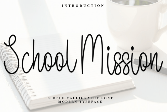 Font Choice That Speaks Volumes: School Mission in Action