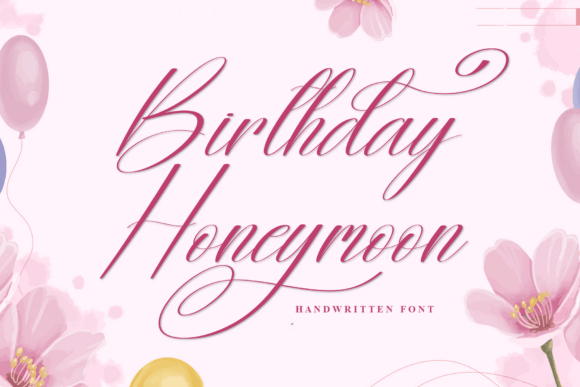 Font Review: Birthday Honeymoon for Web Design
