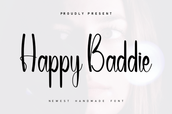 Happy Baddie: A Handwritten Font for Editorial Design