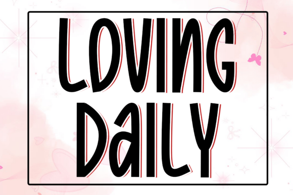 Loving Daily Font: A Graceful Script for Handmade Creations