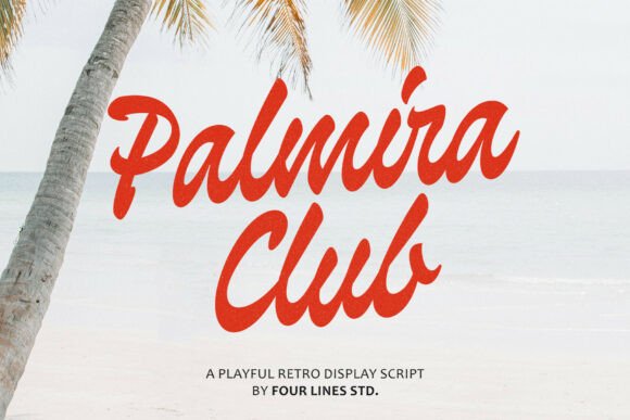 Palmira Club: A Bold Script for Branding Magic