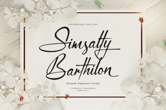 Refining the Read: Simsalty Barthilon as a Signature Script Font