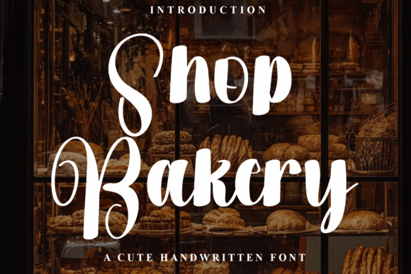 Shop Bakery: A Festive Font for Holiday Branding