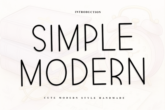 Simple Modern: A Font That Elevates Your Brand