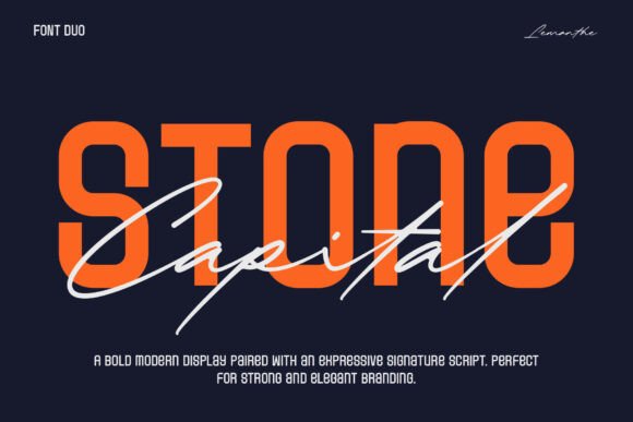 Stone Capital: A Font Duo That Elevates Your Brand