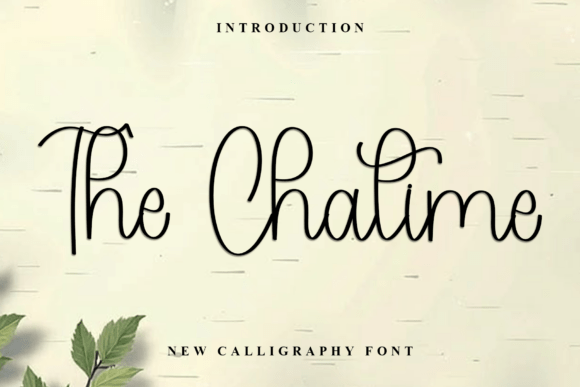 The Chatime: A Festive Font for Holiday Branding