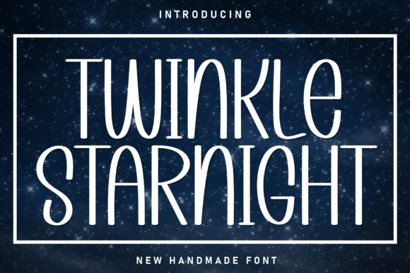 Twinkle Starnight: A Script Font for Editorial Magic