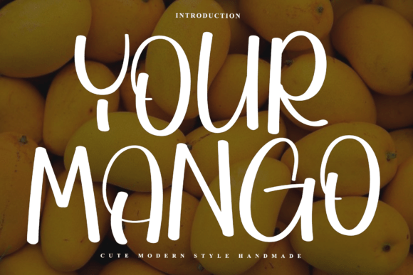 Your Mango: A Timeless Script Font for Branding Magic